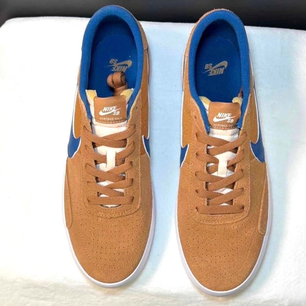 Nike Heritage Vulc SB “Flax / Team Royal” – CD5010-200 | 10M - Picture 5 of 13